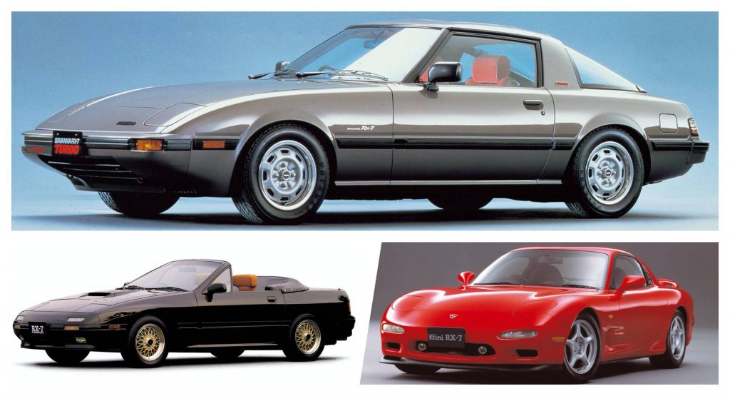 Rotary Nostalgia Looking Back At Mazda Rx 7 S Three Generations Carscoops