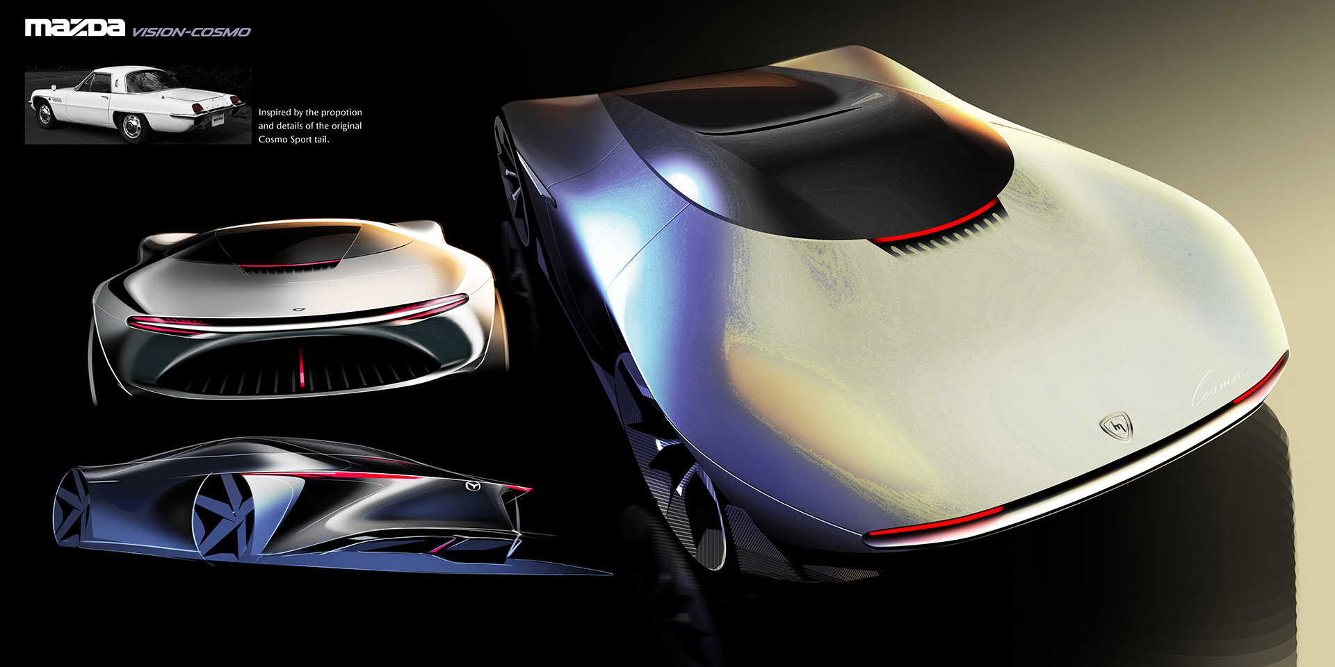 Mazda Vision-Cosmo Study Invokes Memories Of Times Gone By