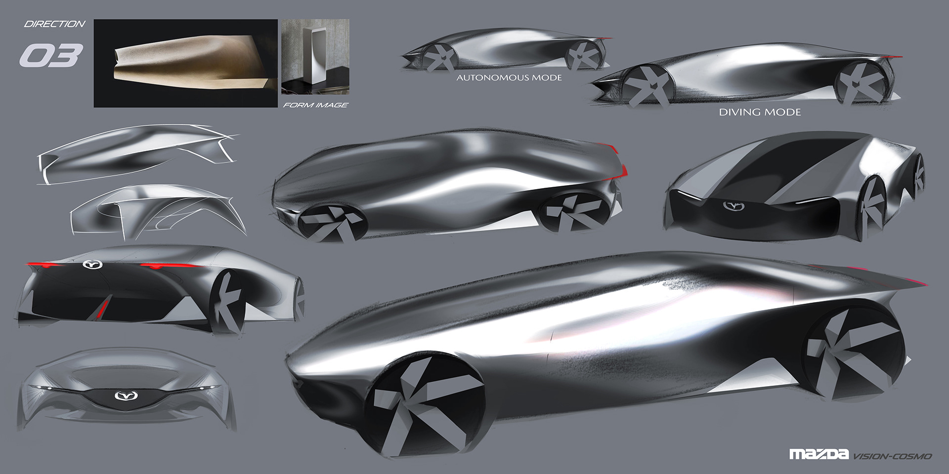 Mazda Vision-Cosmo Study Invokes Memories Of Times Gone By