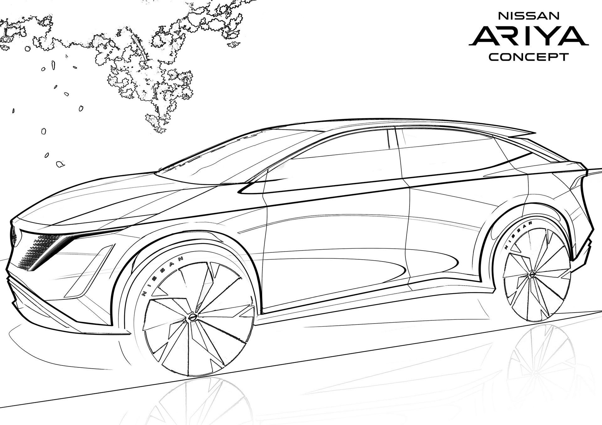 Keep Yourself Entertained With Nissan’s 26-Page Coloring Book