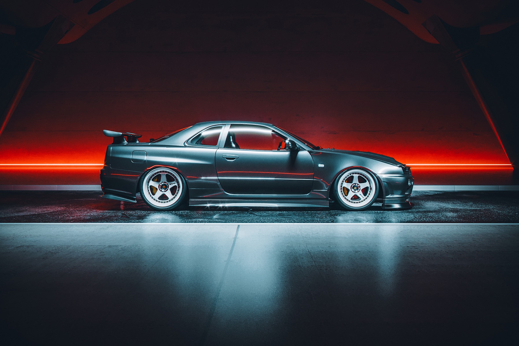 R34 Nissan Skyline GT-R Rendered With Pop-Up Headlamps Answers A Question No One Asked