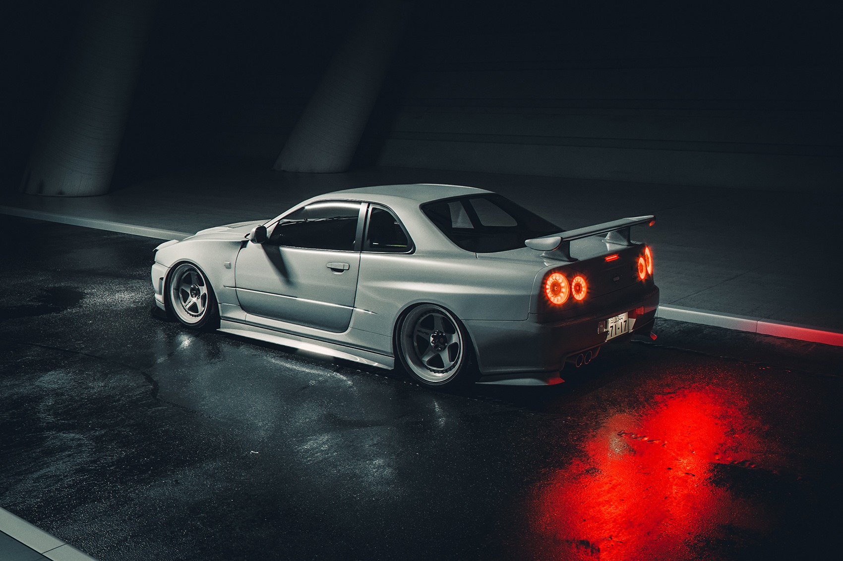 R34 Nissan Skyline GT-R Rendered With Pop-Up Headlamps Answers A Question No One Asked