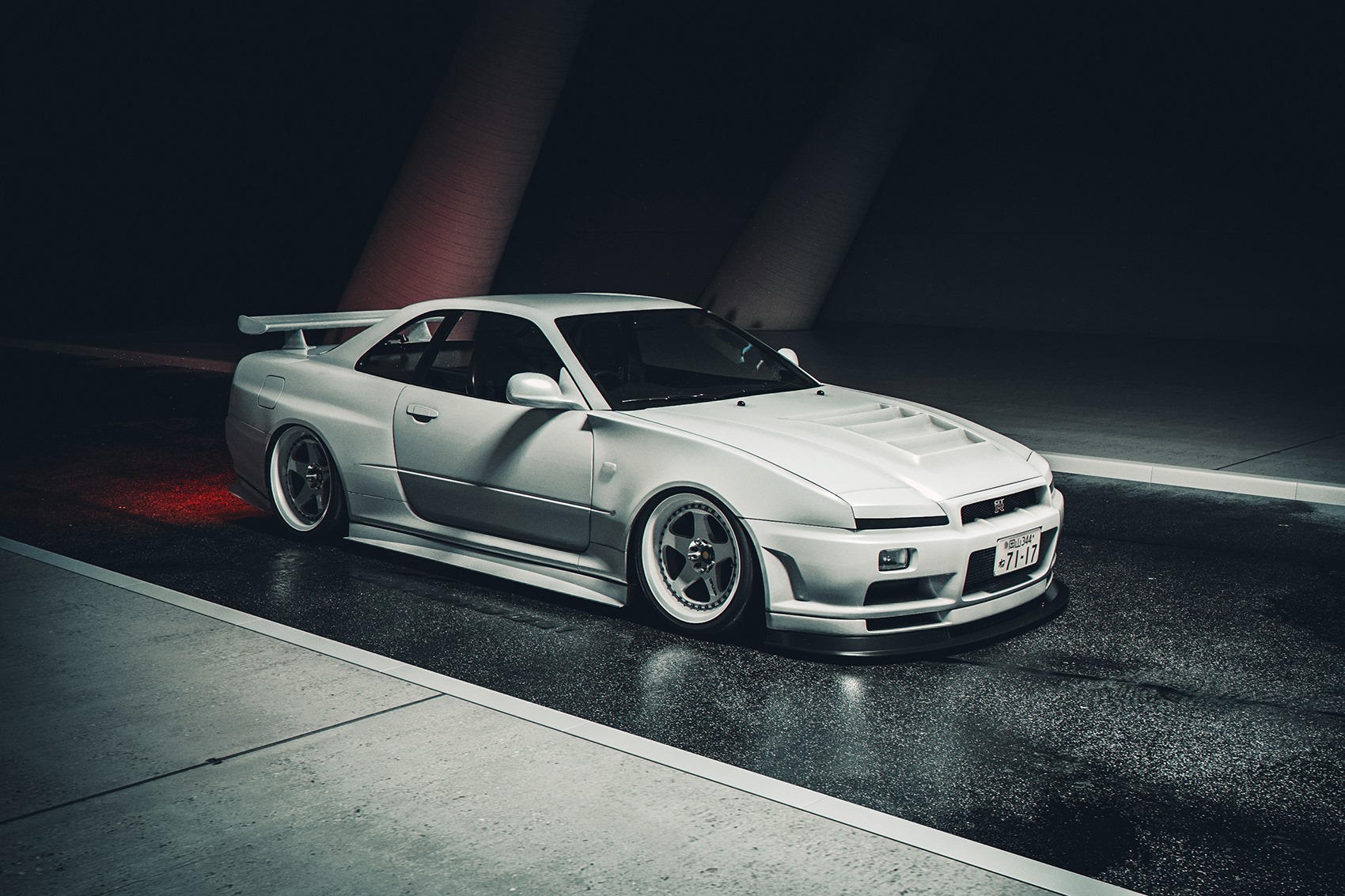 R34 Nissan Skyline GT-R Rendered With Pop-Up Headlamps Answers A Question No One Asked