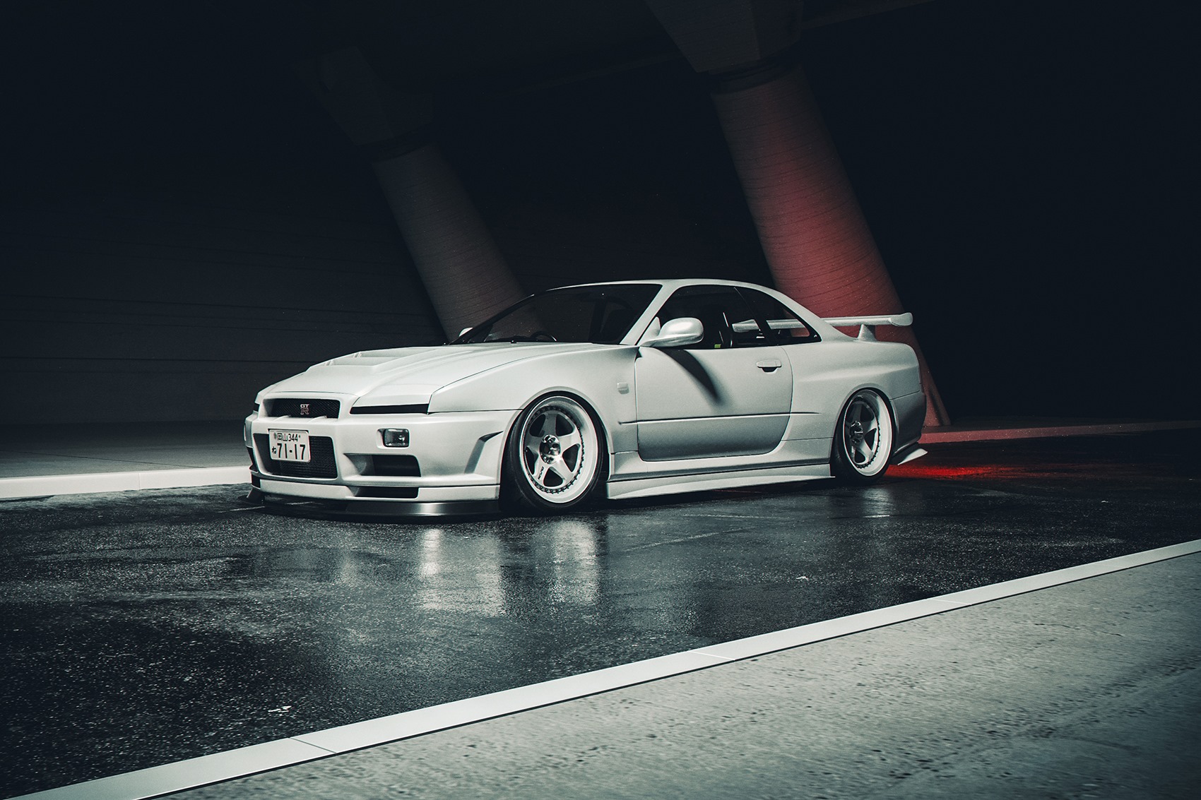 R34 Nissan Skyline GT-R Rendered With Pop-Up Headlamps Answers A Question No One Asked