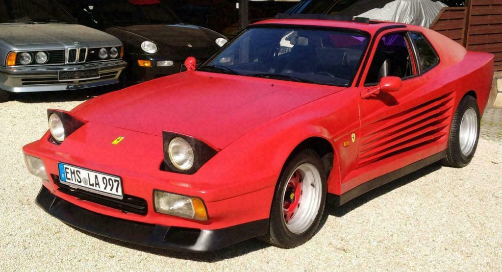 This Porsche 924 Wanted To Be A Ferrari Testarossa When It Grew Up