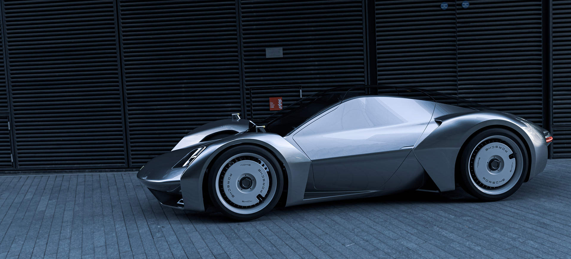 Porsche Exclusive GT Is A Futuristic Design Thesis For A Four Seater Coupe