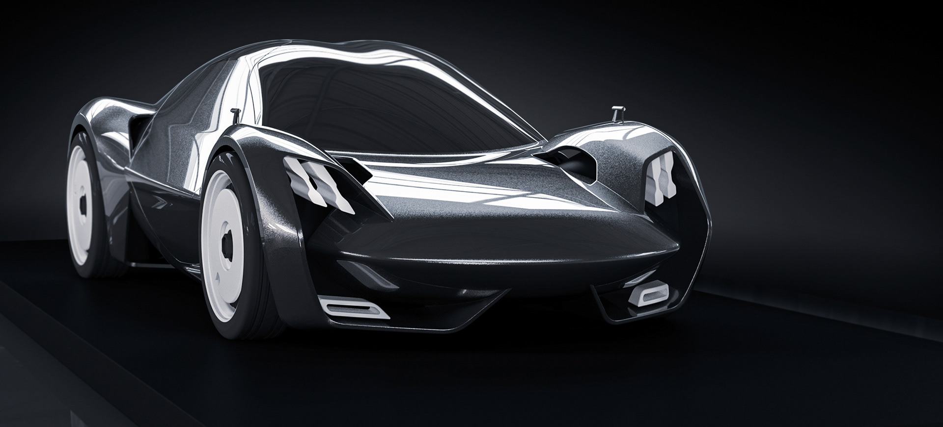 Porsche Exclusive GT Is A Futuristic Design Thesis For A Four Seater Coupe