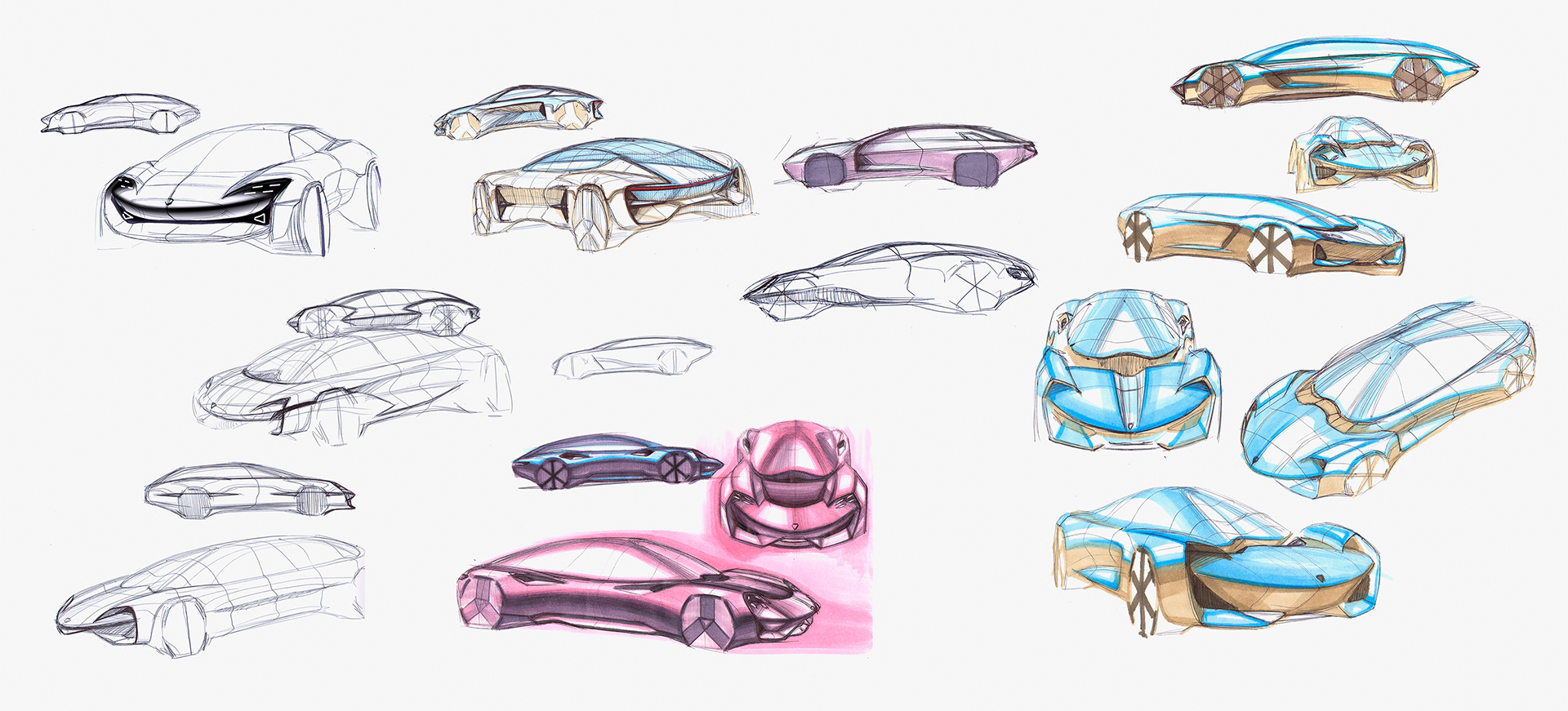 Porsche Exclusive GT Is A Futuristic Design Thesis For A Four Seater Coupe