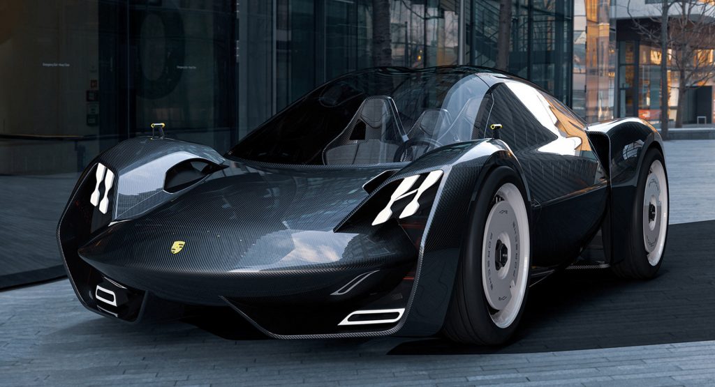 Porsche Exclusive GT Is A Futuristic Design Thesis For A Four Seater Coupe