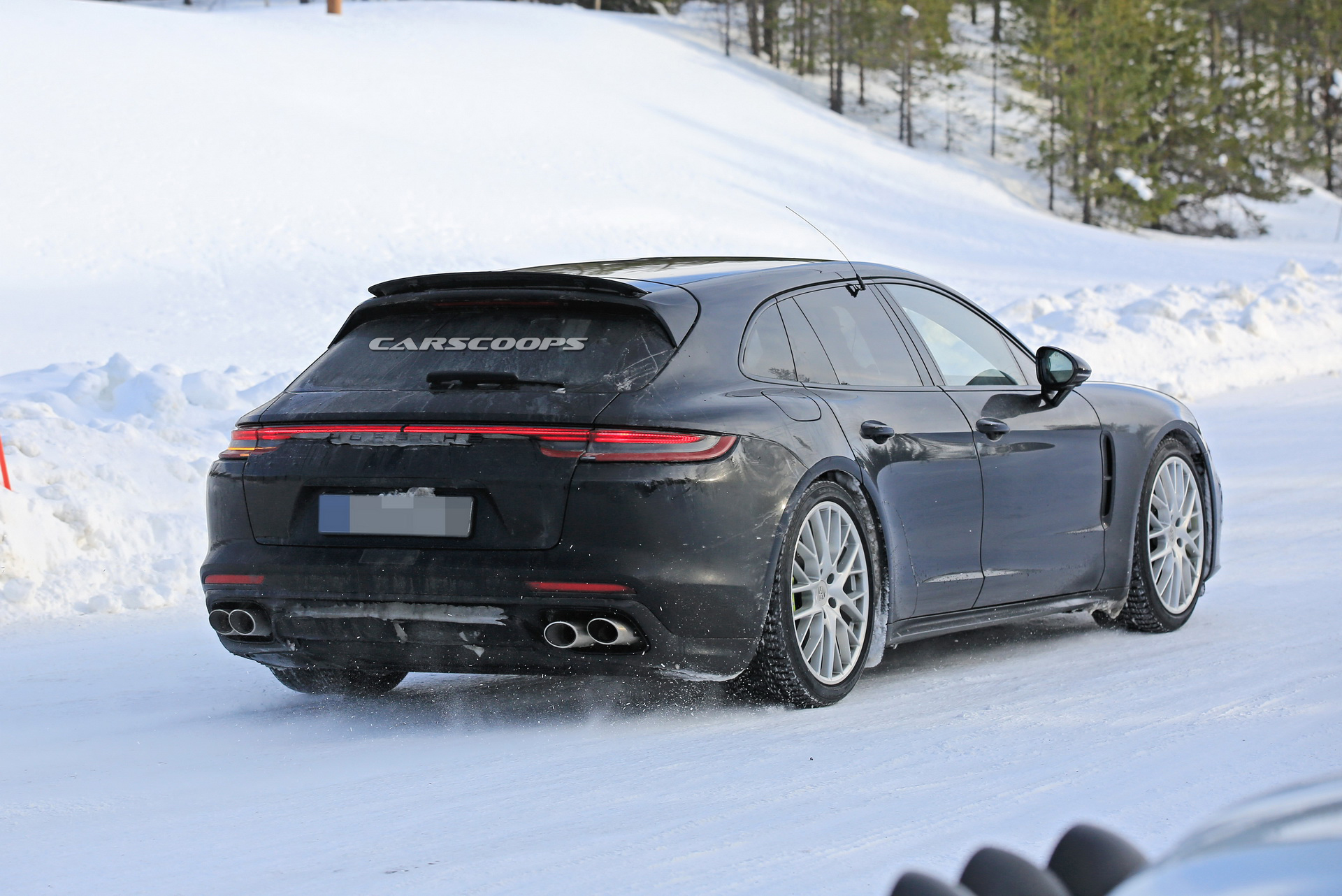 Facelifted 2021 Porsche Panamera Sport Turismo Spotted With Mild Revisions