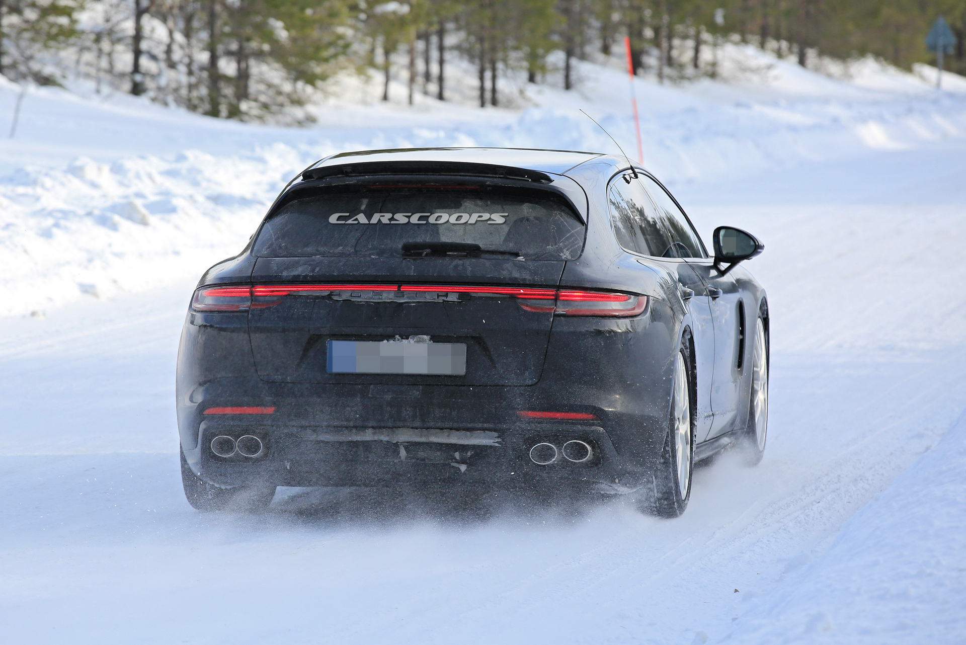 Facelifted 2021 Porsche Panamera Sport Turismo Spotted With Mild Revisions