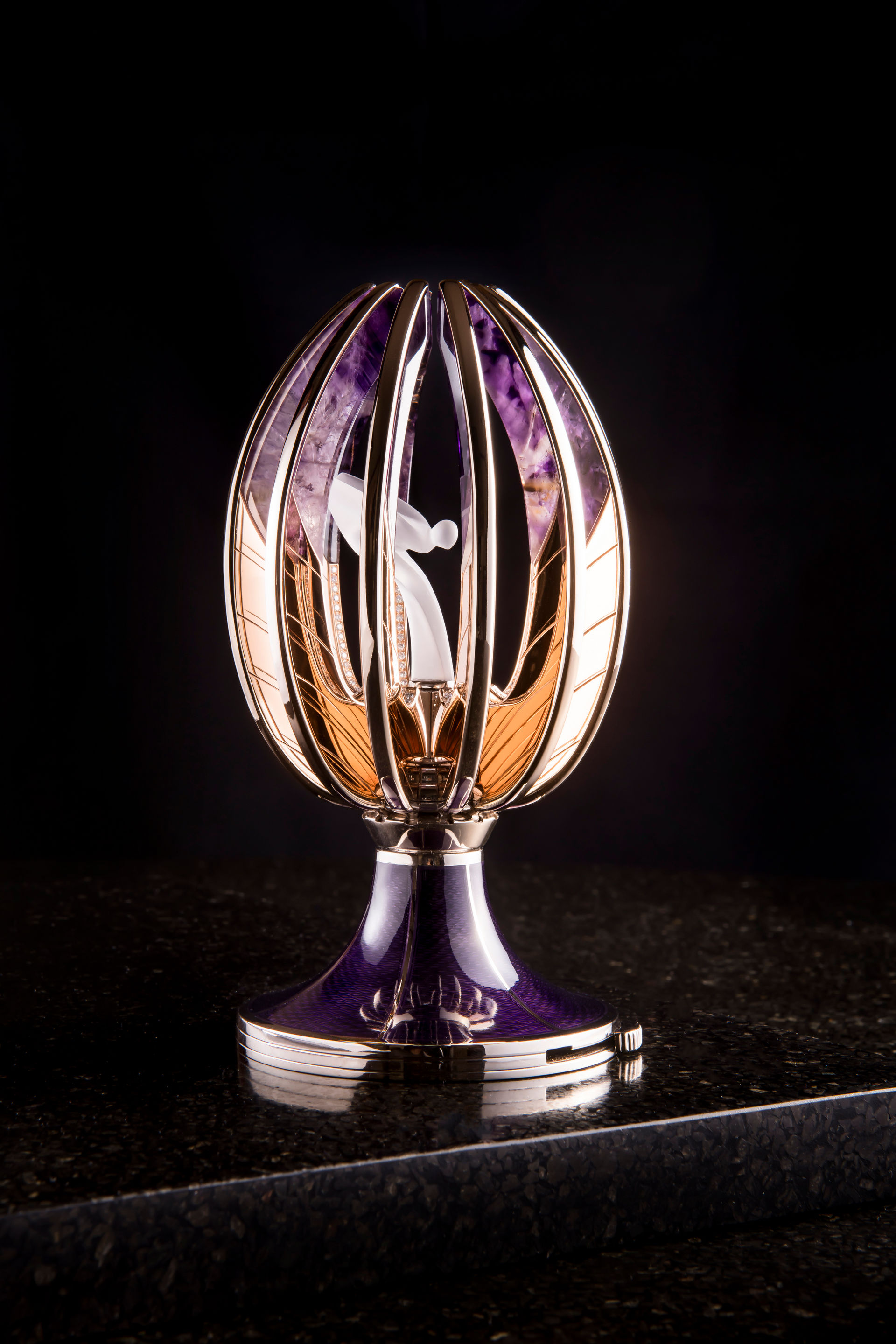 This Is Literally, The Rolls-Royce Of Fabergé Eggs Made From Gold, Diamonds And Amethyst