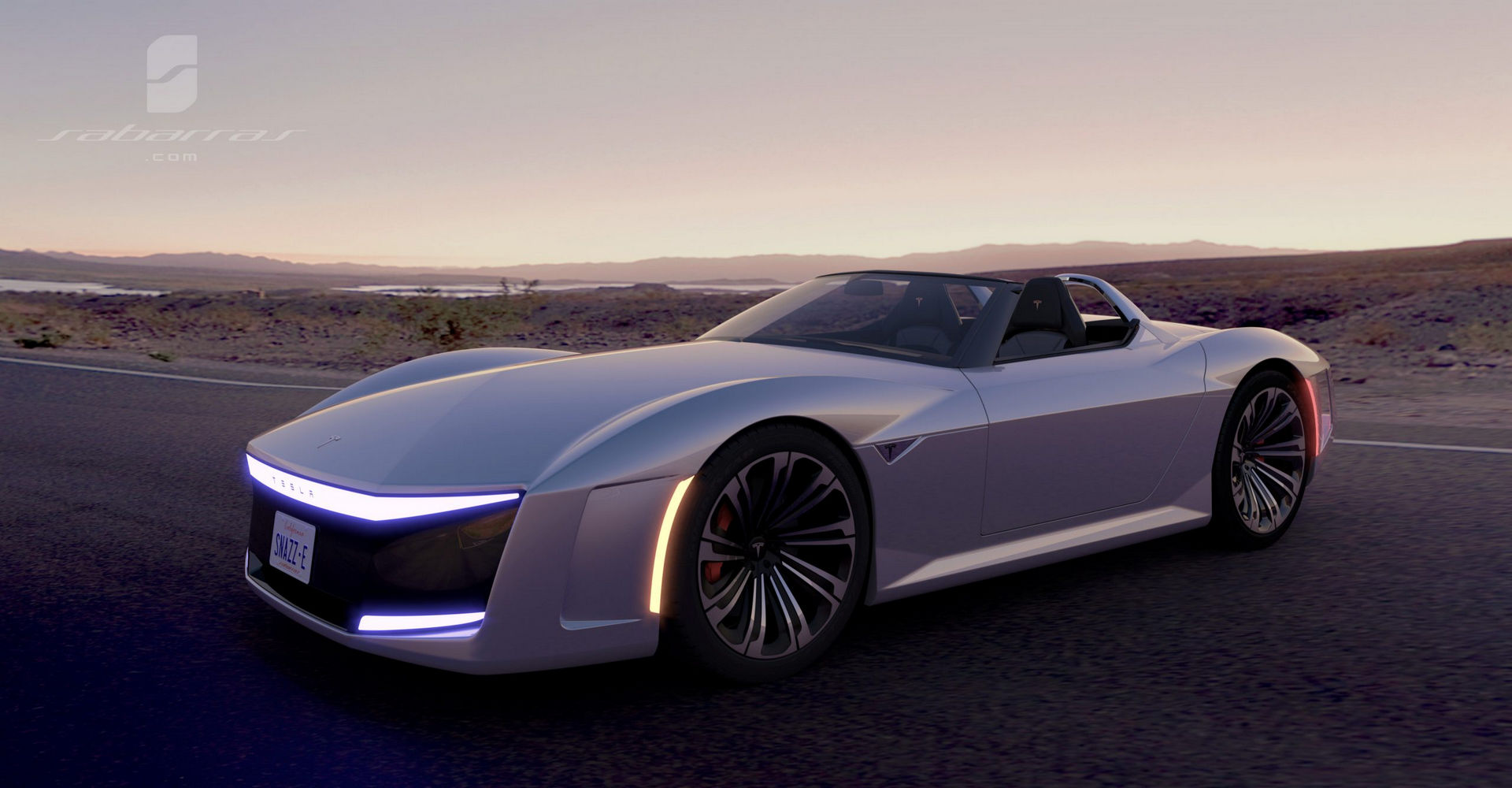 Tesla GT Muscle Car Design Project Looks Like It Came Straight From GTA V