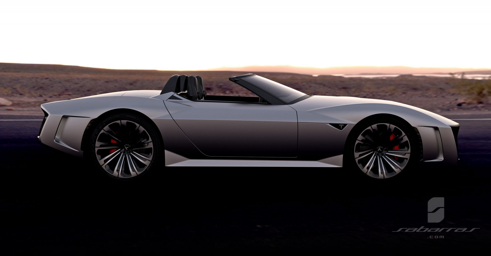 Tesla GT Muscle Car Design Project Looks Like It Came Straight From GTA V