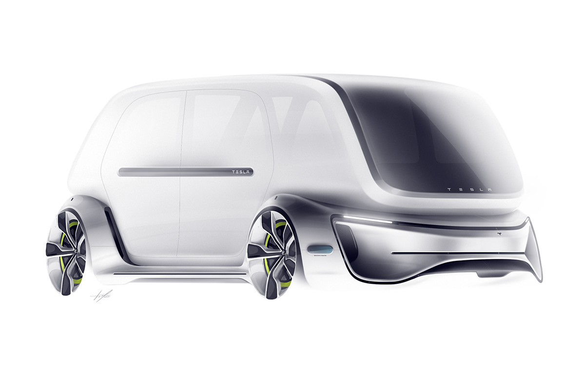 Retweet This, Elon: Tesla Pod Is A Cool Autonomous Platform From An Independent Designer