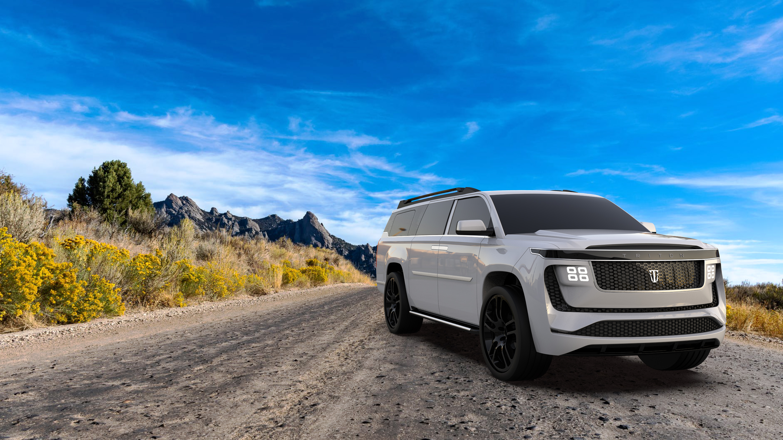 Triton Model H Is An Escalade-Sized SUV With Four Electric Motors