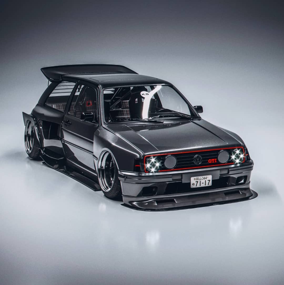 This Insane Widebody VW Golf GTI Mk2 Will Soon Become A Reality