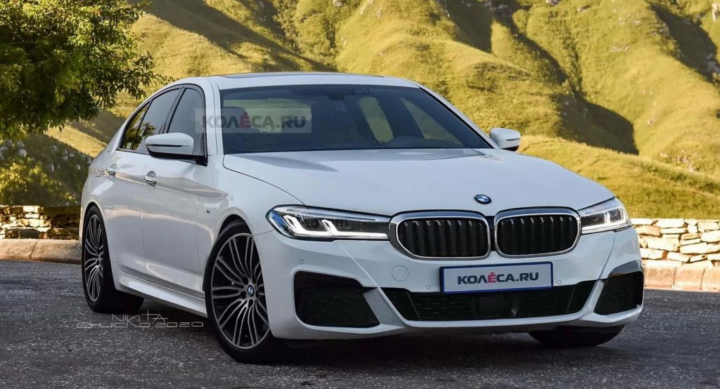  2021 BMW 5-Series Drops Camo Digitally, Shows Updated Face