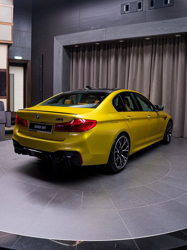 Austin Yellow M5 Competition Is Dripping With BMW Individual Touches
