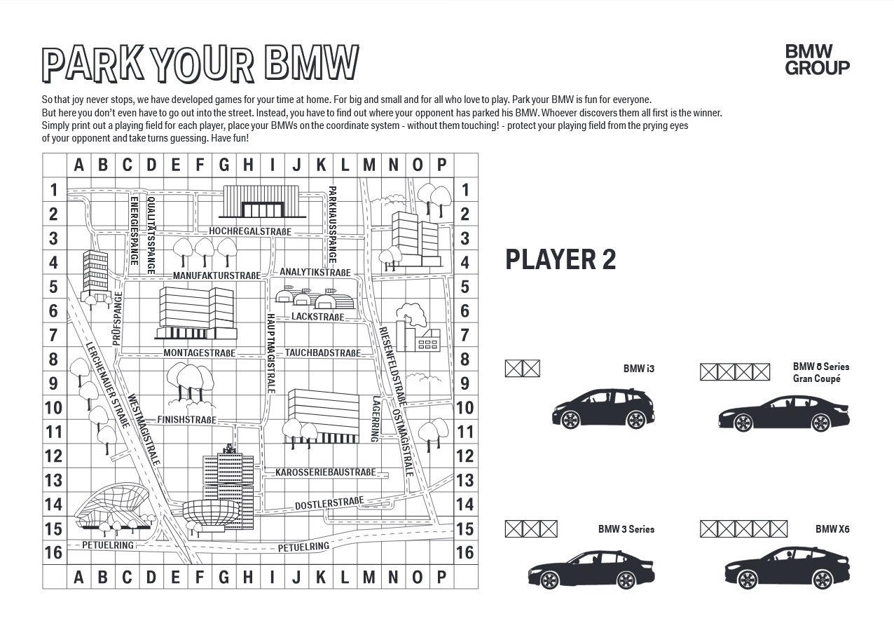 BMW Joins The Fight Against Corona Boredom, Launches DIY Board Games, Puzzles, Coloring Pictures