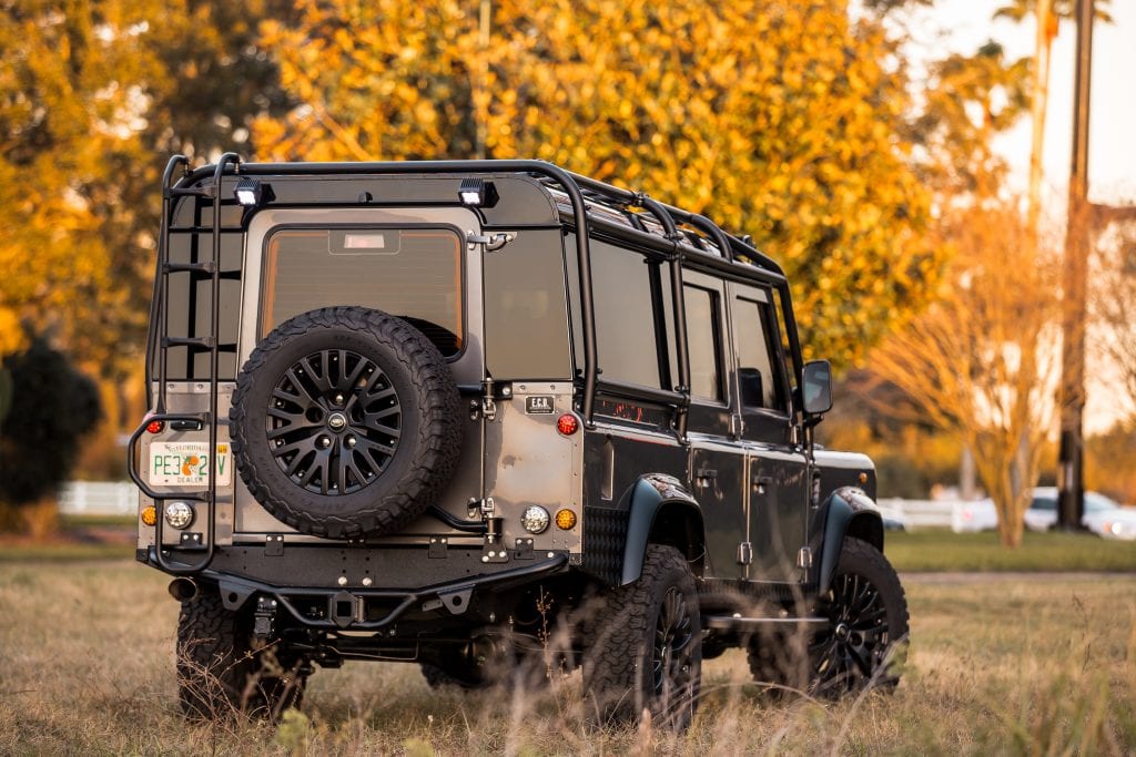Can You Think Of A Better Way To Do Soccer Rounds Than A 9-Seater Land Rover Defender D110 LS3 V8?
