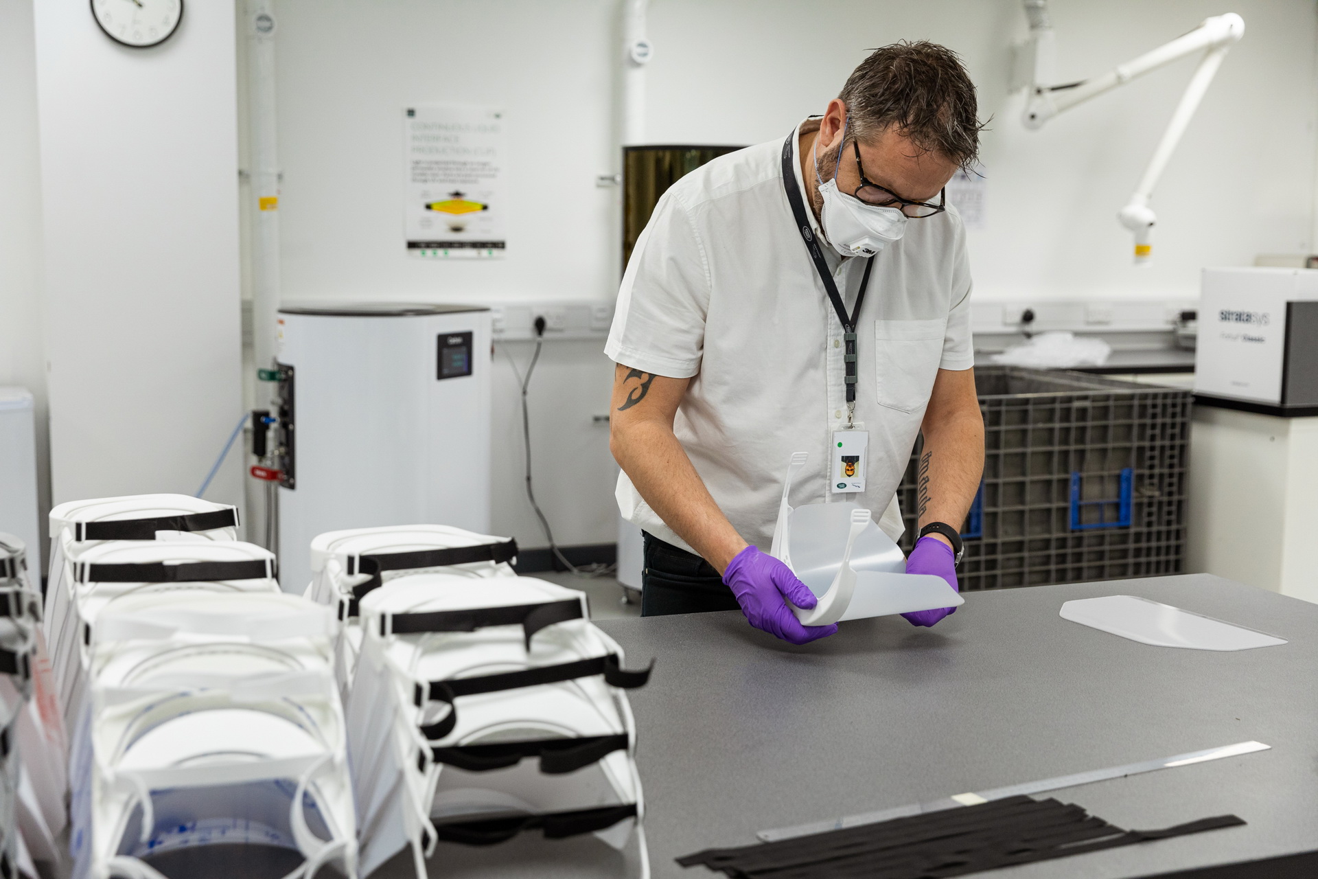 Jaguar Land Rover Aims To 3D Print 5,000 Visors Per Week