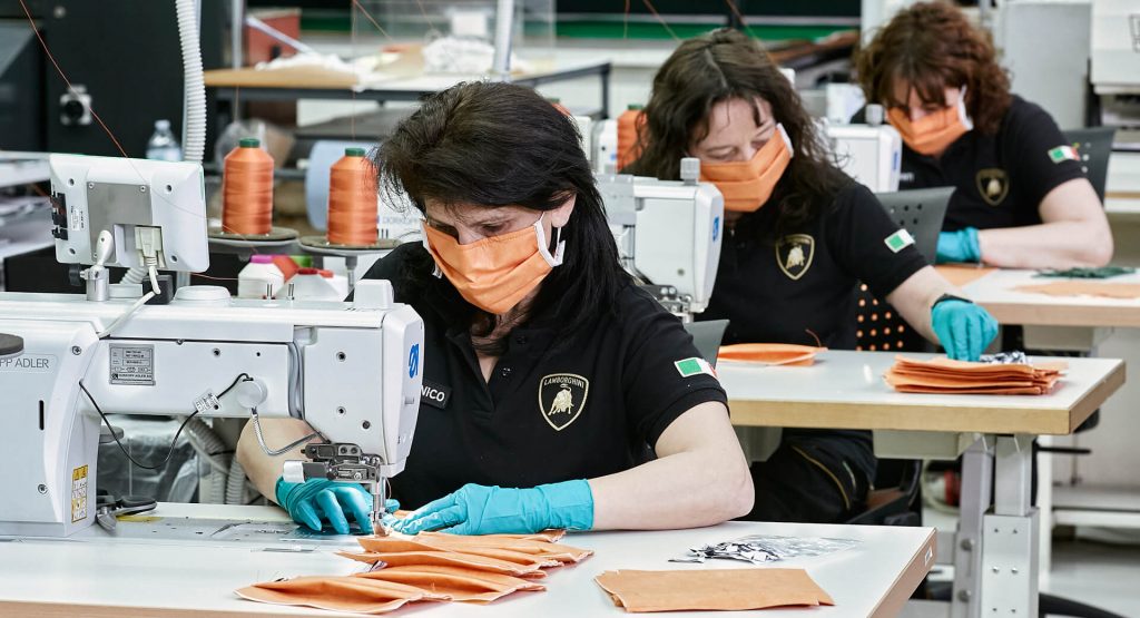 The Lamborghini Of Face Masks Are Being Made In Sant’Agata Bolognese