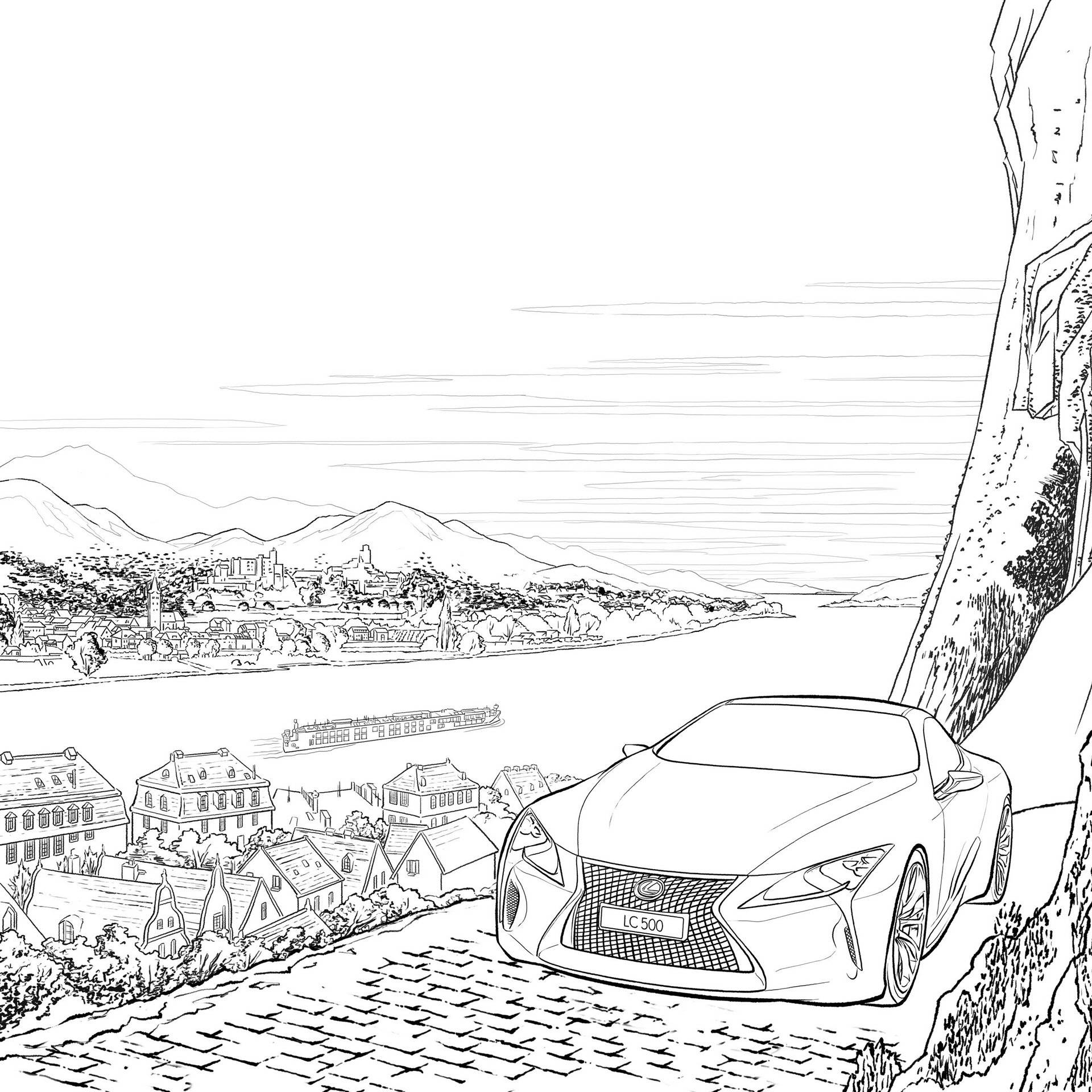 Hey Kids, Can You Stay Within The Lines With Lexus’ Coloring Templates?