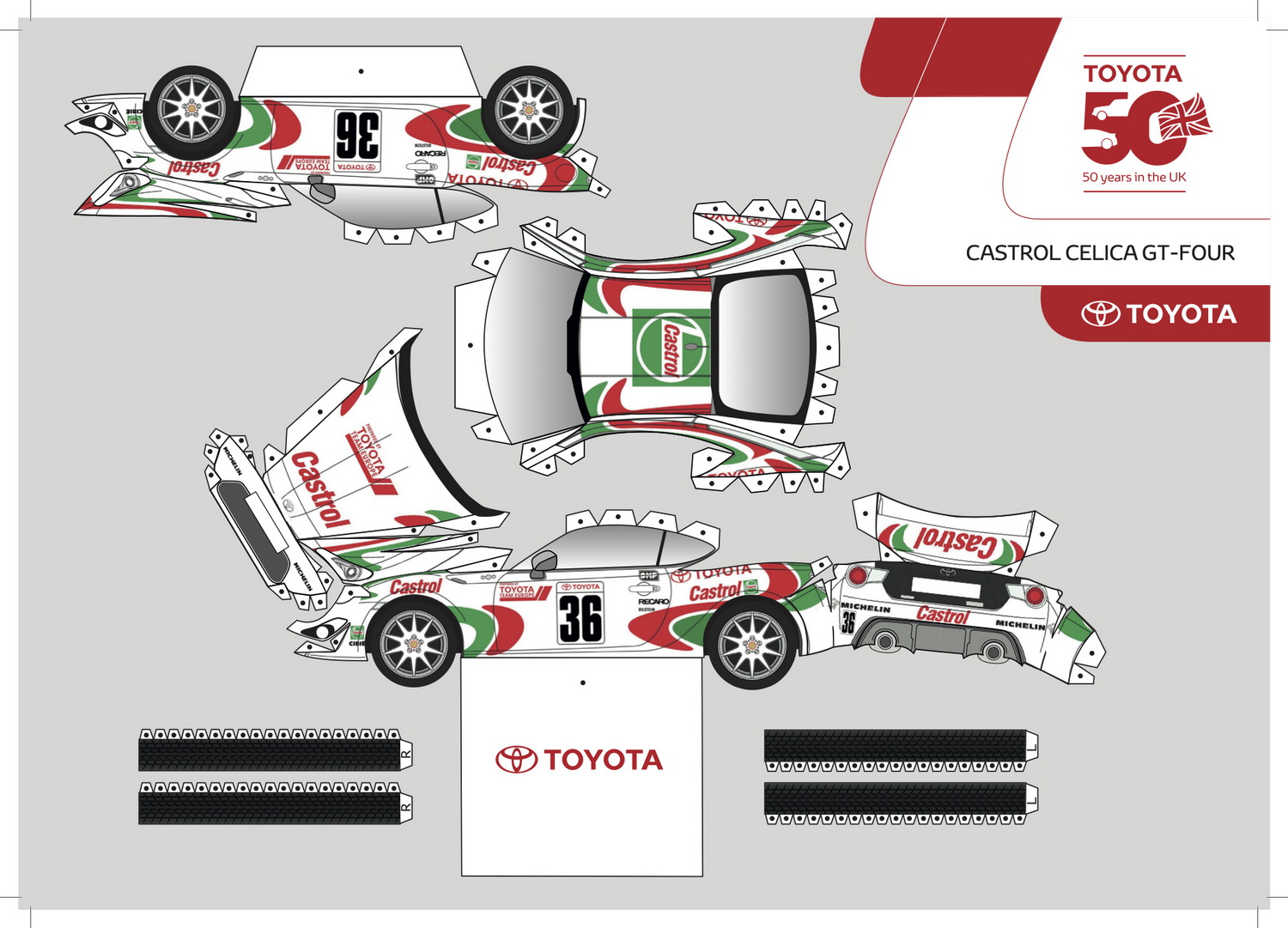 Toyota Helps Fight The Coronavirus Boredom, Launches Templates To Build GT86 Miniatures