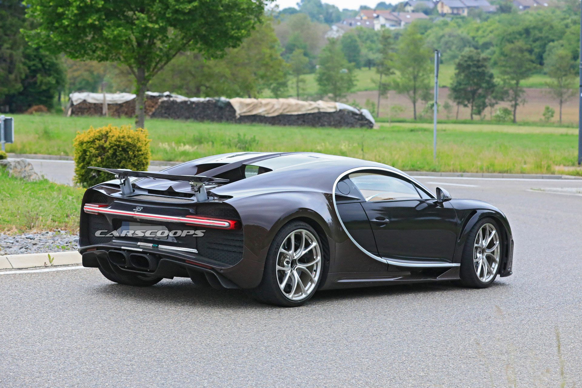 Mysterious Bugatti Chiron Prototype Is Part Super Sport, Part Something Else Entirely