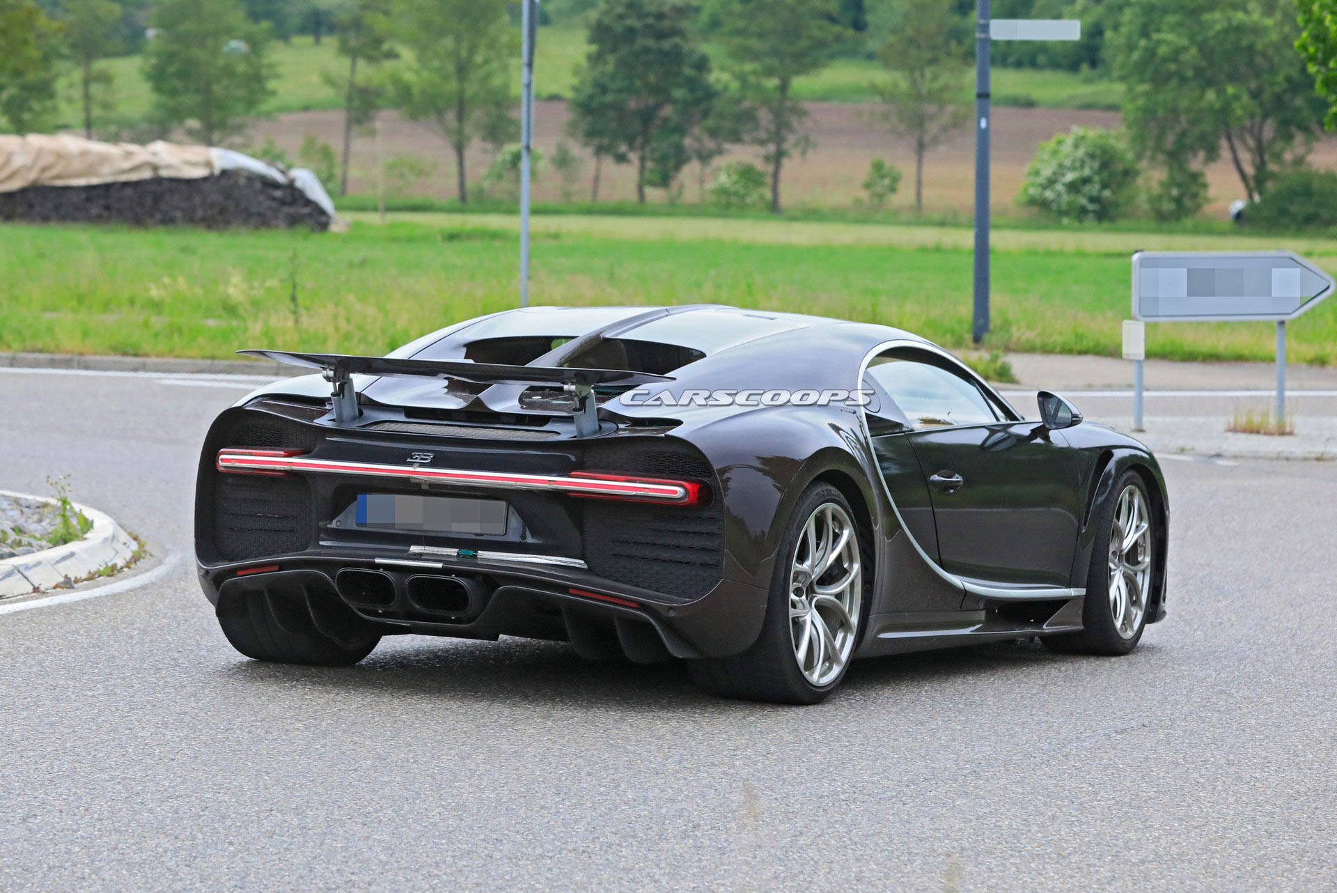 Mysterious Bugatti Chiron Prototype Is Part Super Sport, Part Something Else Entirely