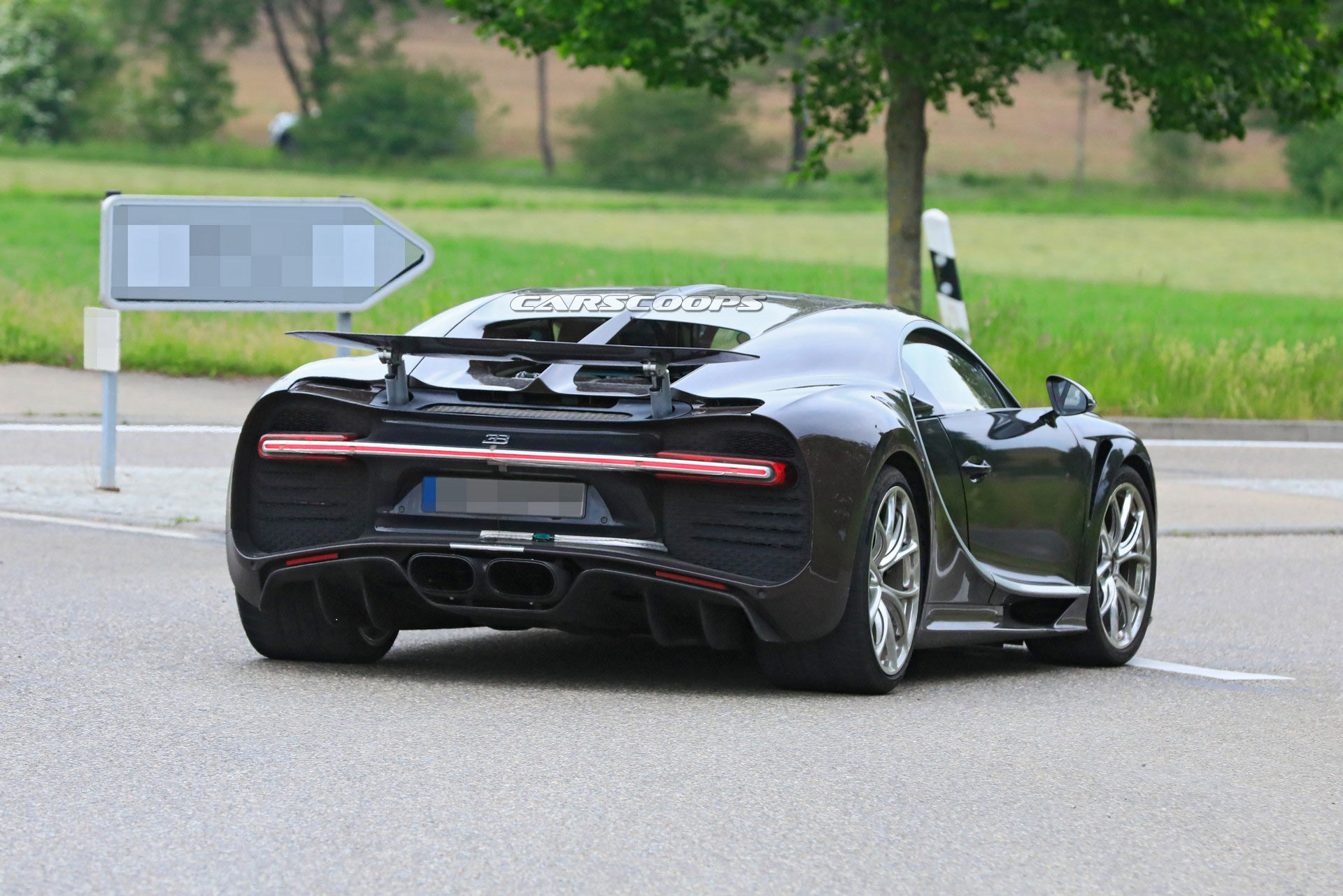 Mysterious Bugatti Chiron Prototype Is Part Super Sport, Part Something Else Entirely