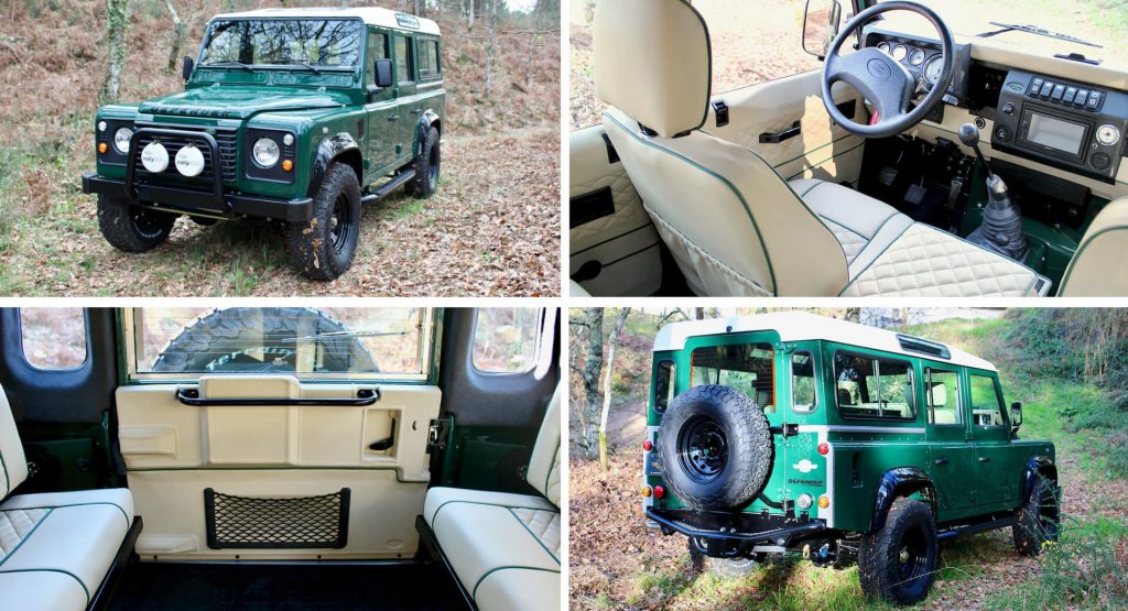  Restomod 1993 Land Rover Defender Wants To Be One With The Woods