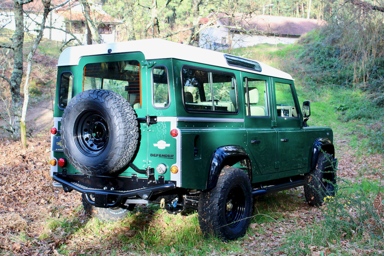 Restomod 1993 Land Rover Defender Wants To Be One With The Woods
