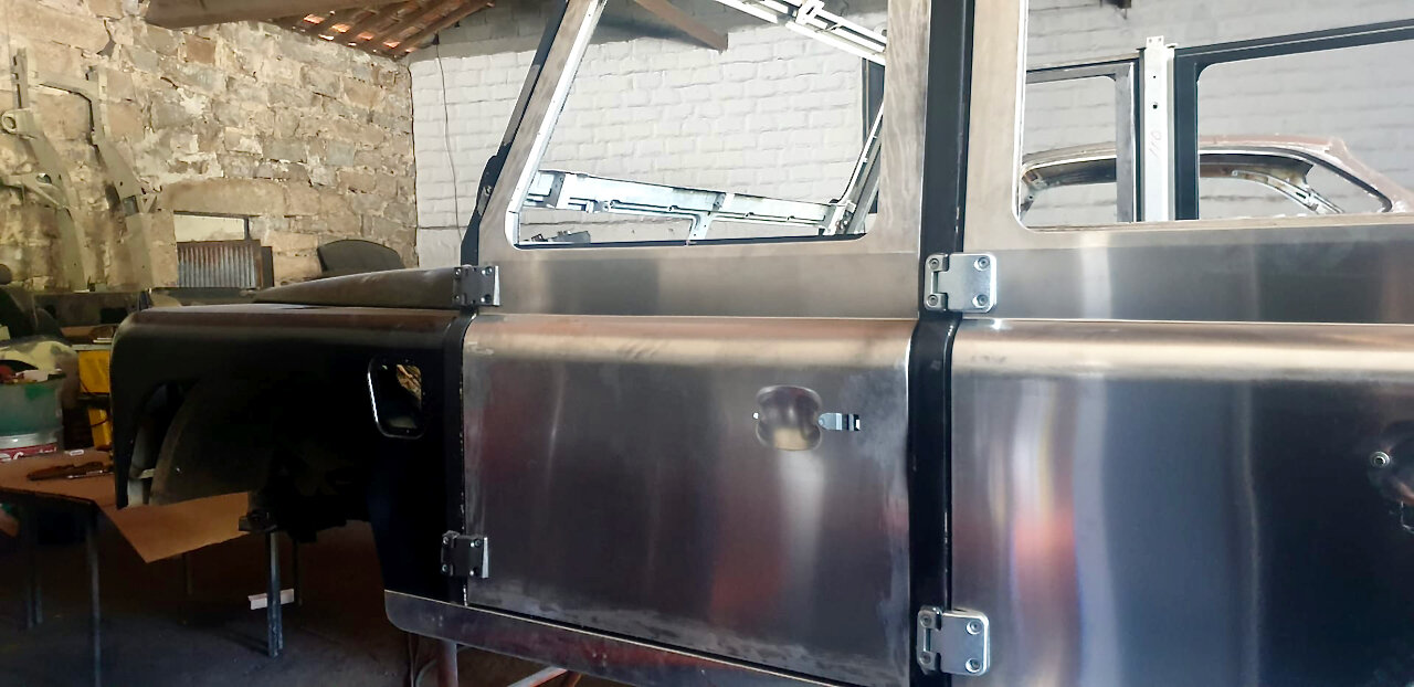 Restomod 1993 Land Rover Defender Wants To Be One With The Woods