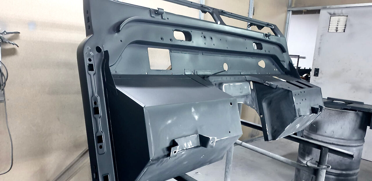 Restomod 1993 Land Rover Defender Wants To Be One With The Woods