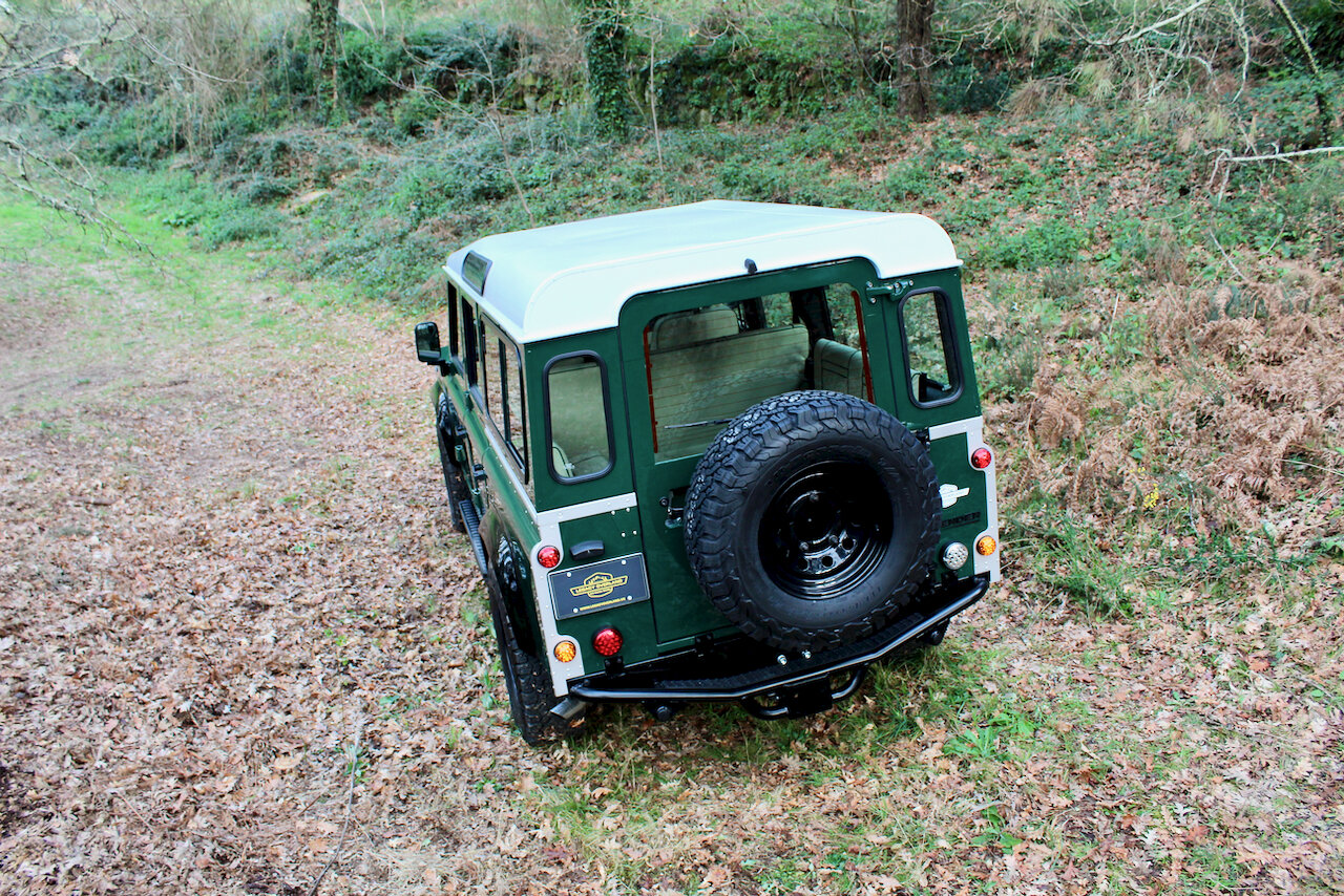 Restomod 1993 Land Rover Defender Wants To Be One With The Woods