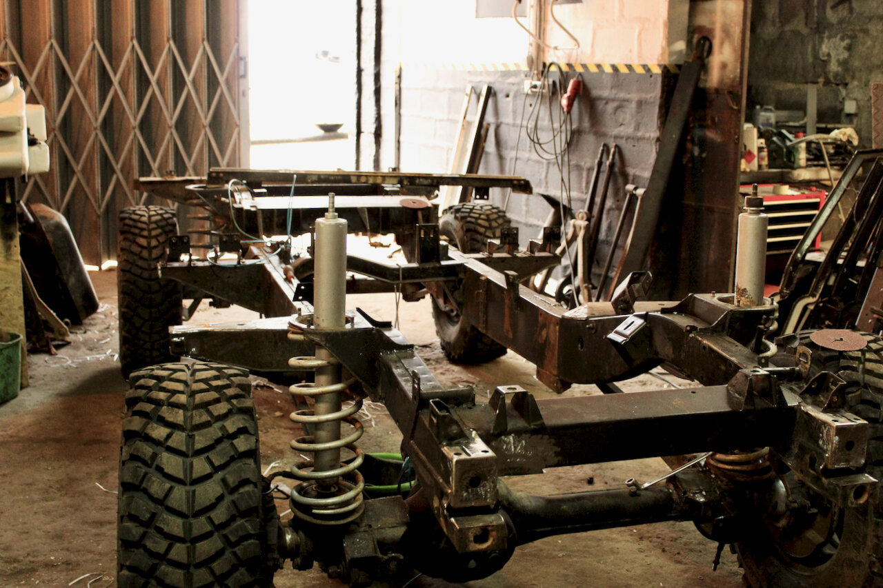 Restomod 1993 Land Rover Defender Wants To Be One With The Woods