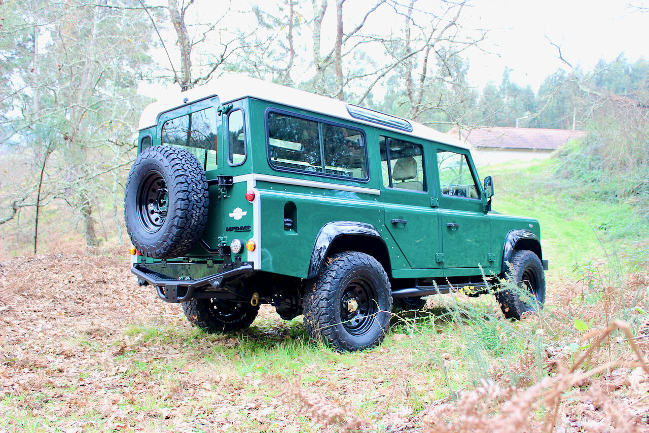 Restomod 1993 Land Rover Defender Wants To Be One With The Woods