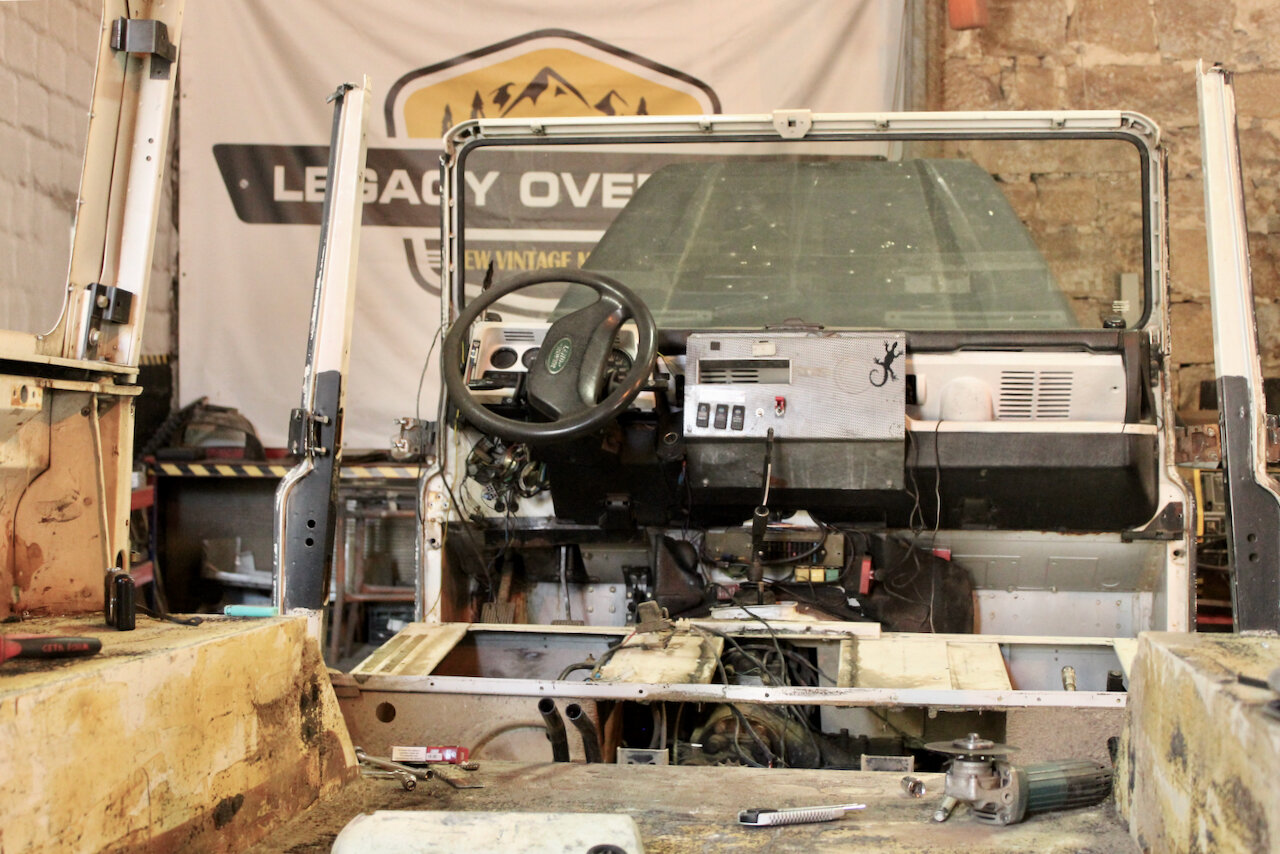 Restomod 1993 Land Rover Defender Wants To Be One With The Woods