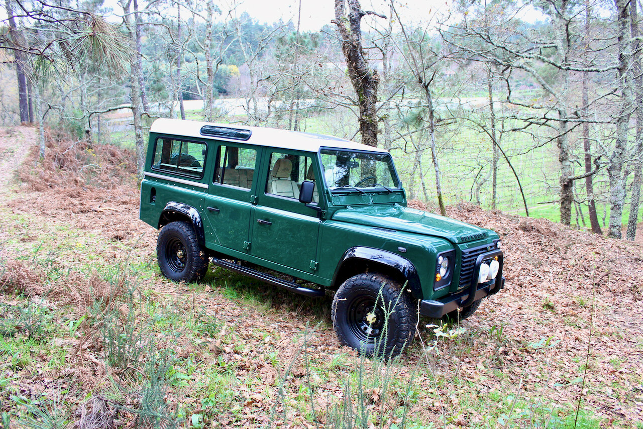 Restomod 1993 Land Rover Defender Wants To Be One With The Woods