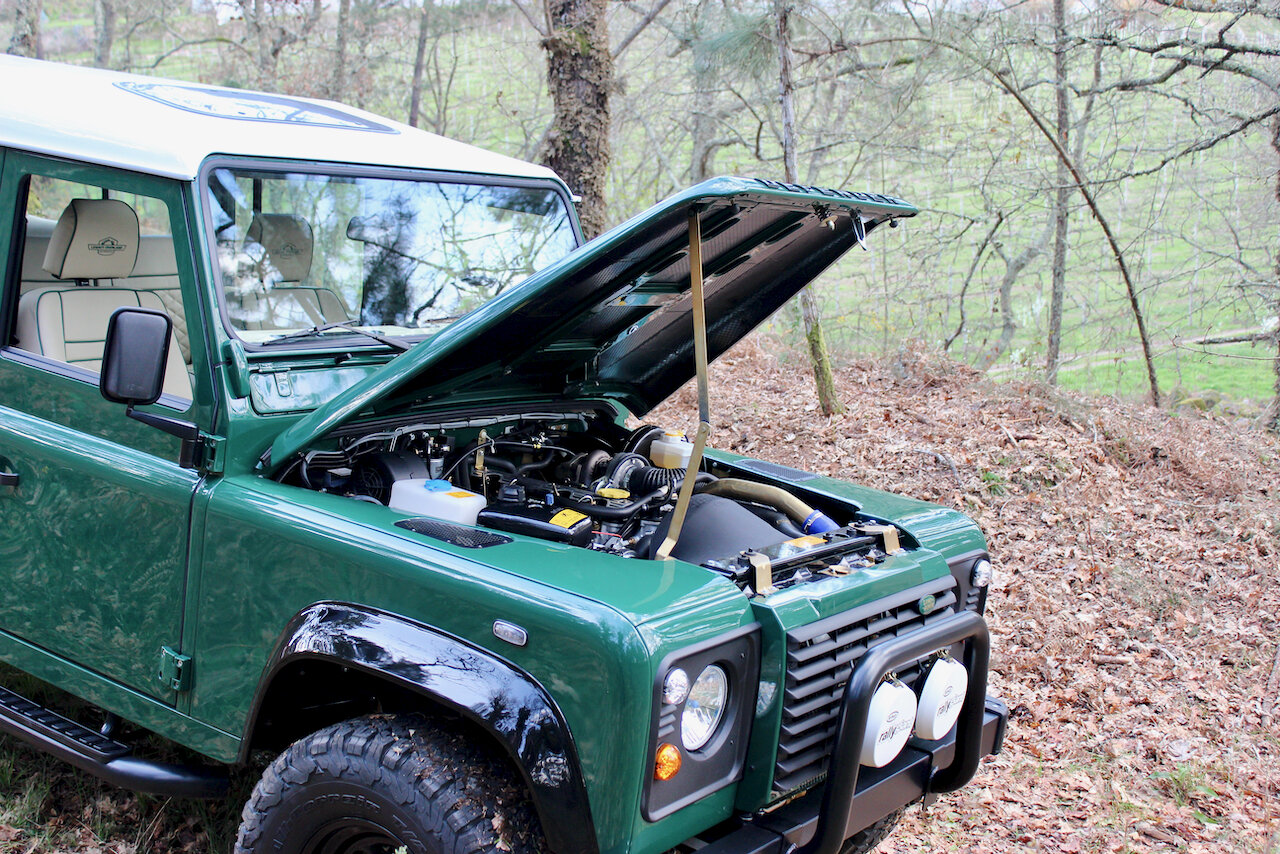 Restomod 1993 Land Rover Defender Wants To Be One With The Woods