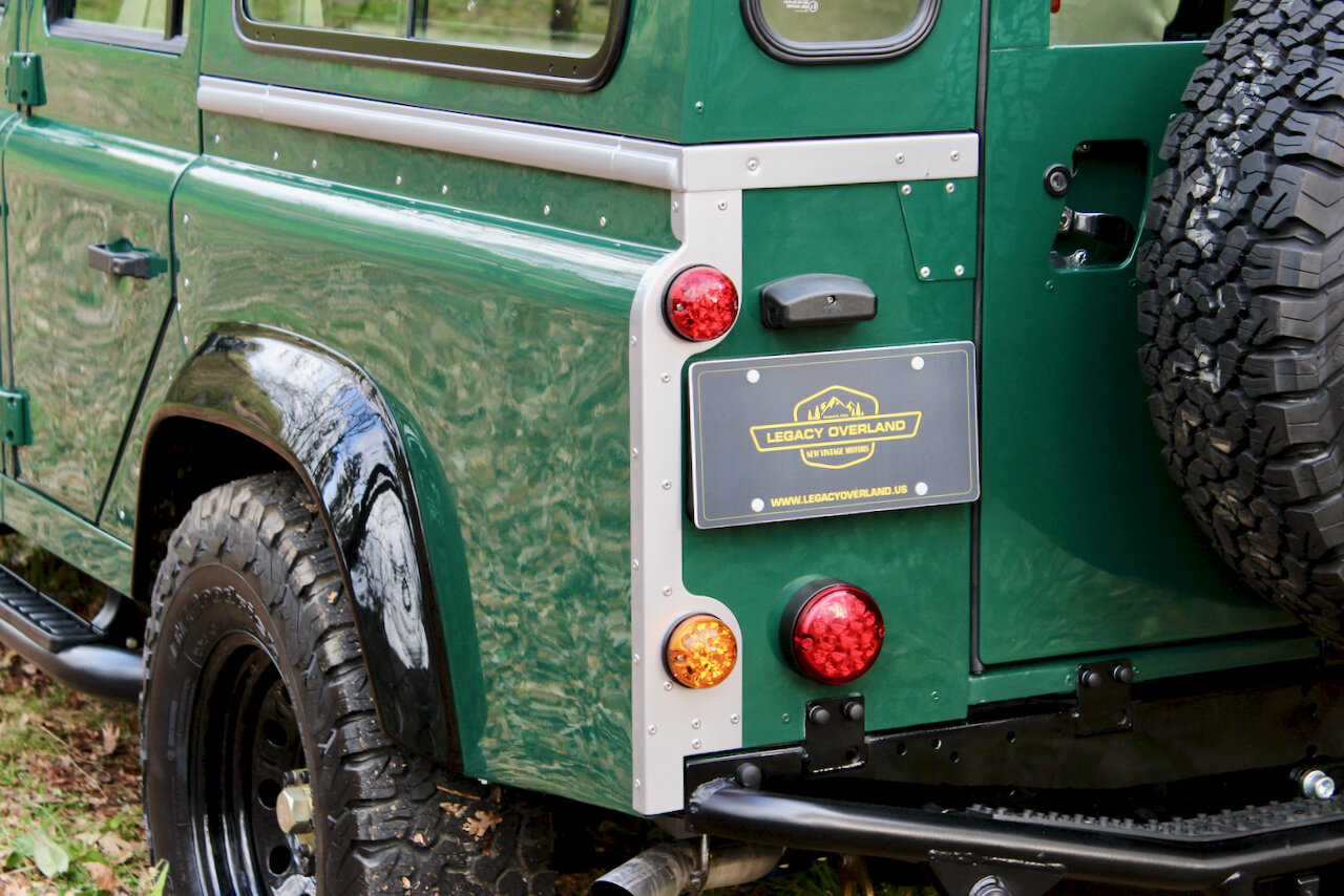 Restomod 1993 Land Rover Defender Wants To Be One With The Woods