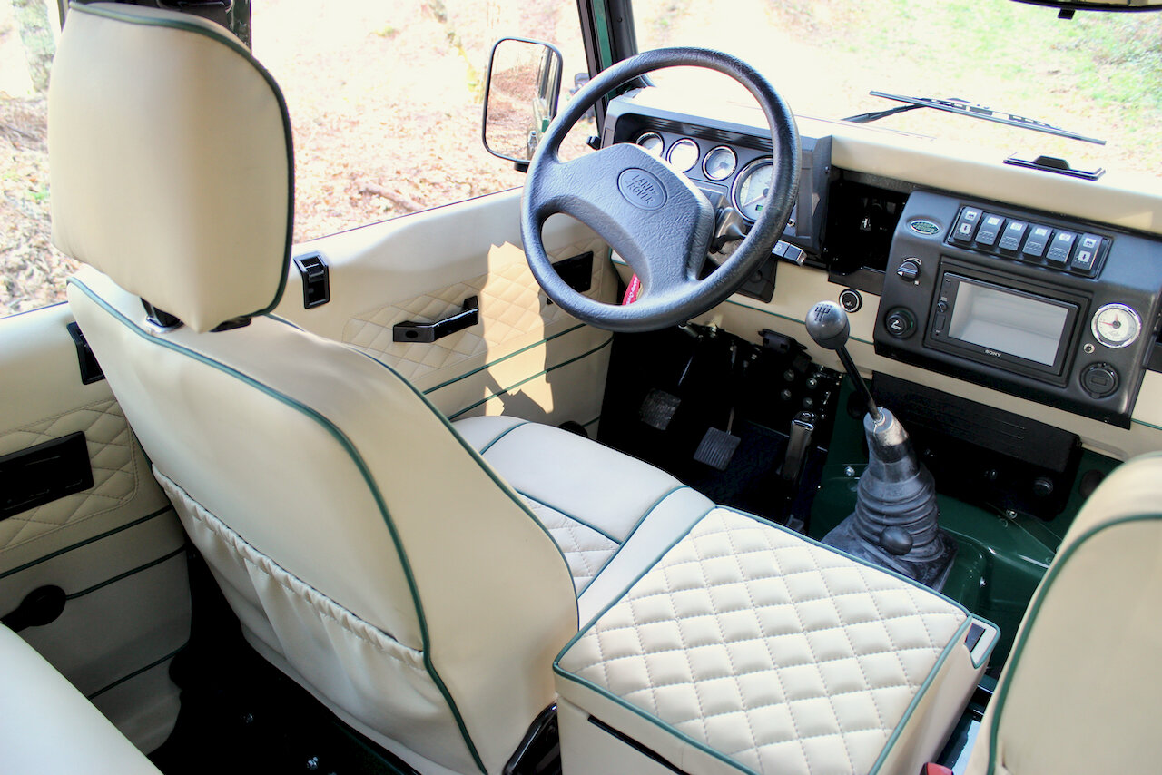 Restomod 1993 Land Rover Defender Wants To Be One With The Woods