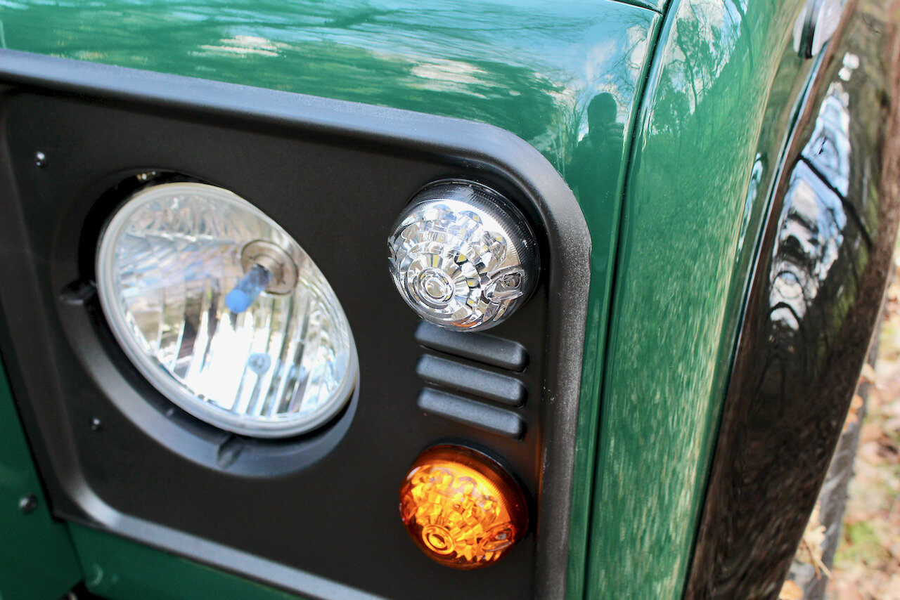 Restomod 1993 Land Rover Defender Wants To Be One With The Woods