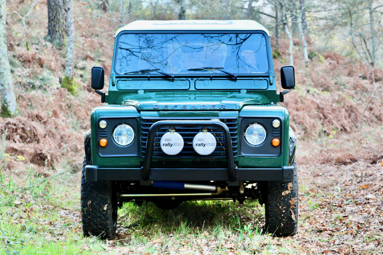 Restomod 1993 Land Rover Defender Wants To Be One With The Woods