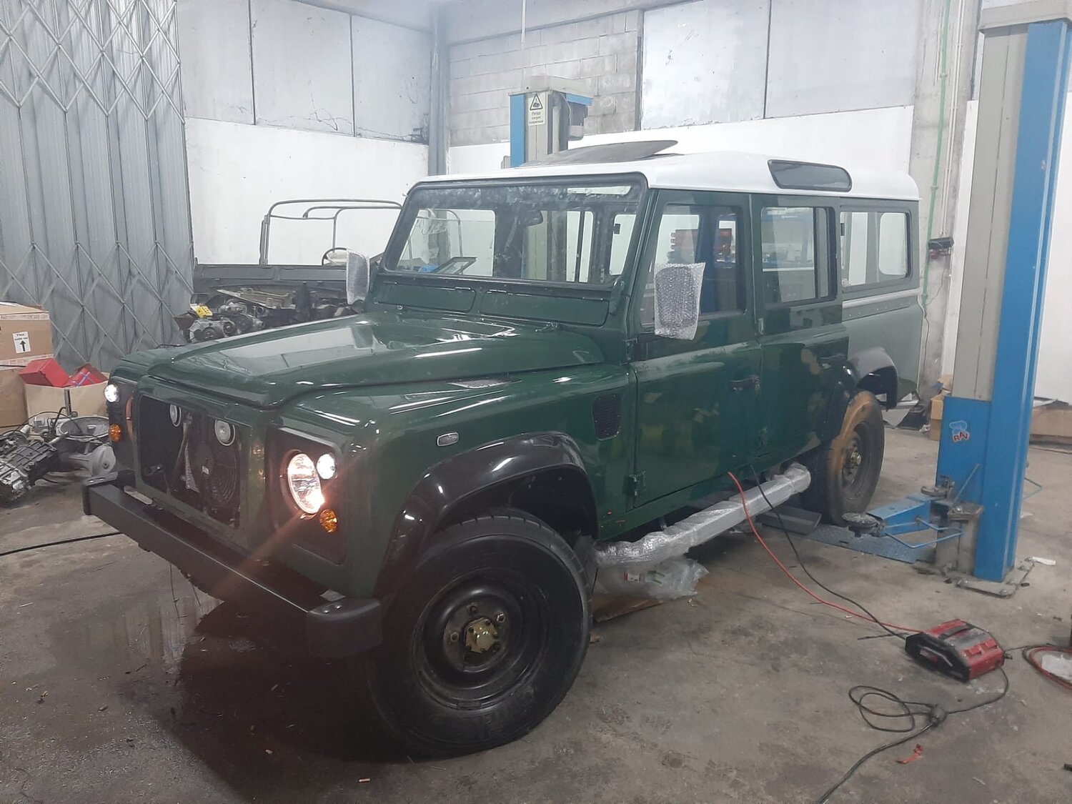 Restomod 1993 Land Rover Defender Wants To Be One With The Woods