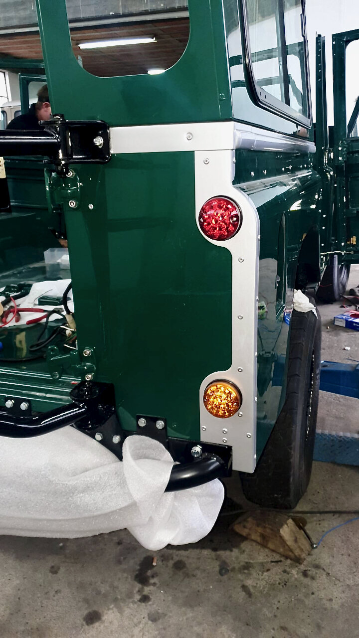 Restomod 1993 Land Rover Defender Wants To Be One With The Woods