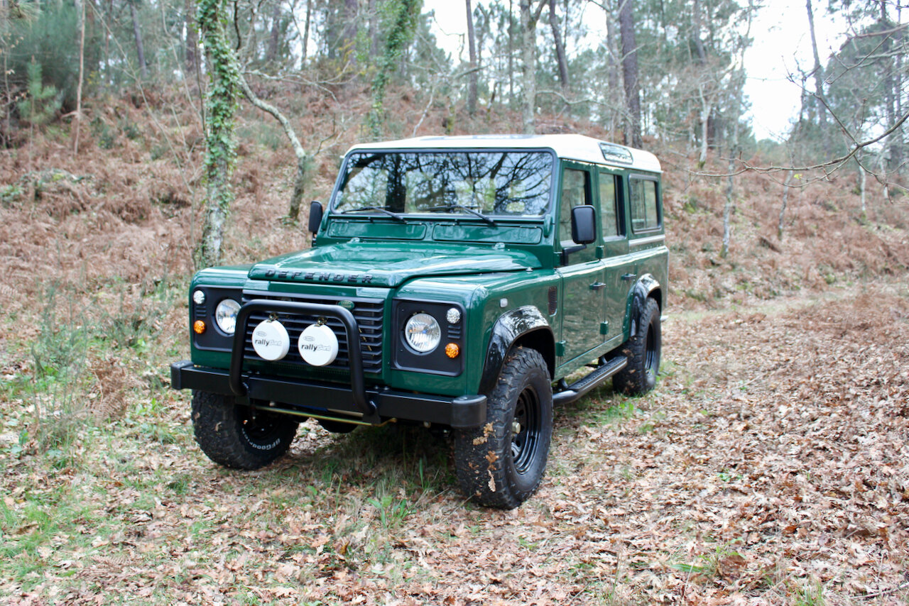Restomod 1993 Land Rover Defender Wants To Be One With The Woods