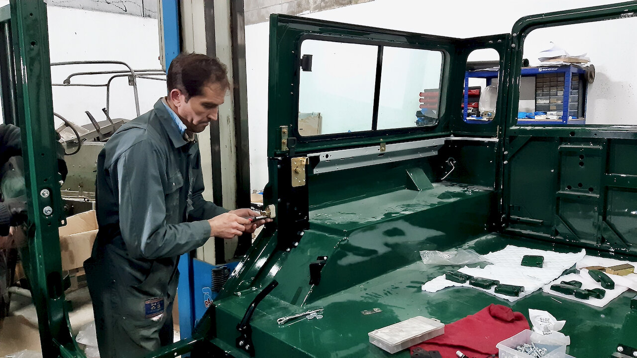 Restomod 1993 Land Rover Defender Wants To Be One With The Woods